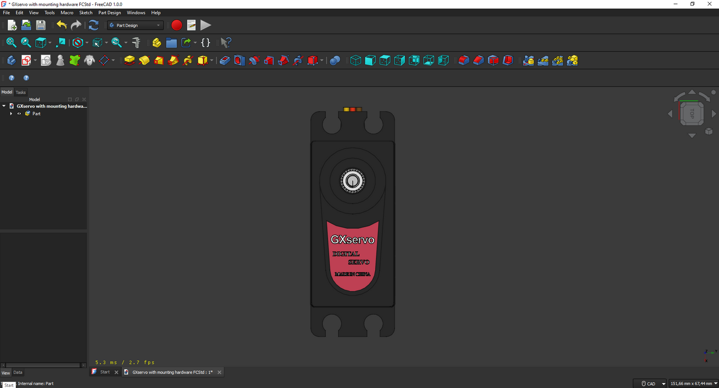 GX Servo With or Without Mounting Hardware